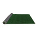 Sideview of Abstract Emerald Green Contemporary Rug, con151emgrn