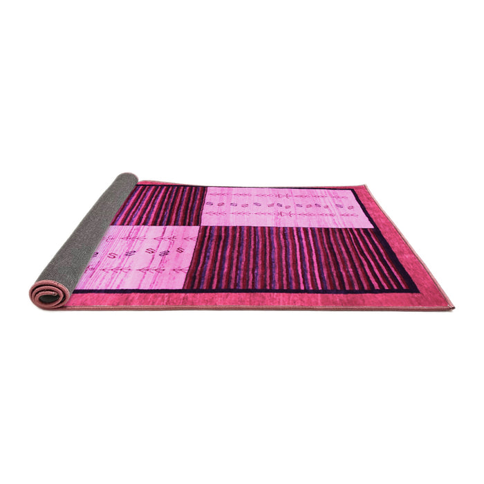 Sideview of Abstract Pink Contemporary Rug, con1520pnk