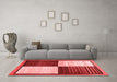 Contemporary Red Washable Rugs