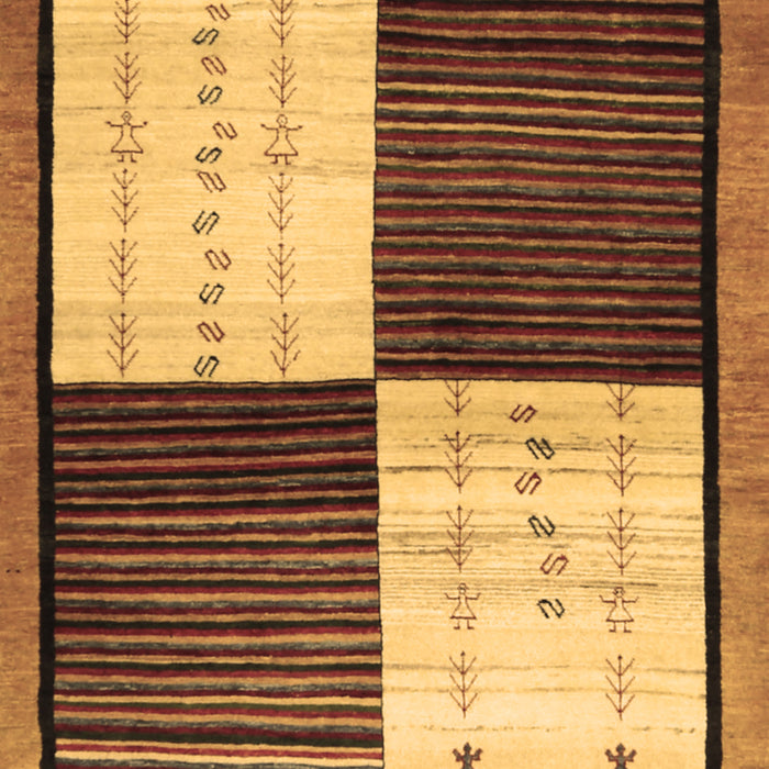 Abstract Brown Contemporary Rug, con1520brn