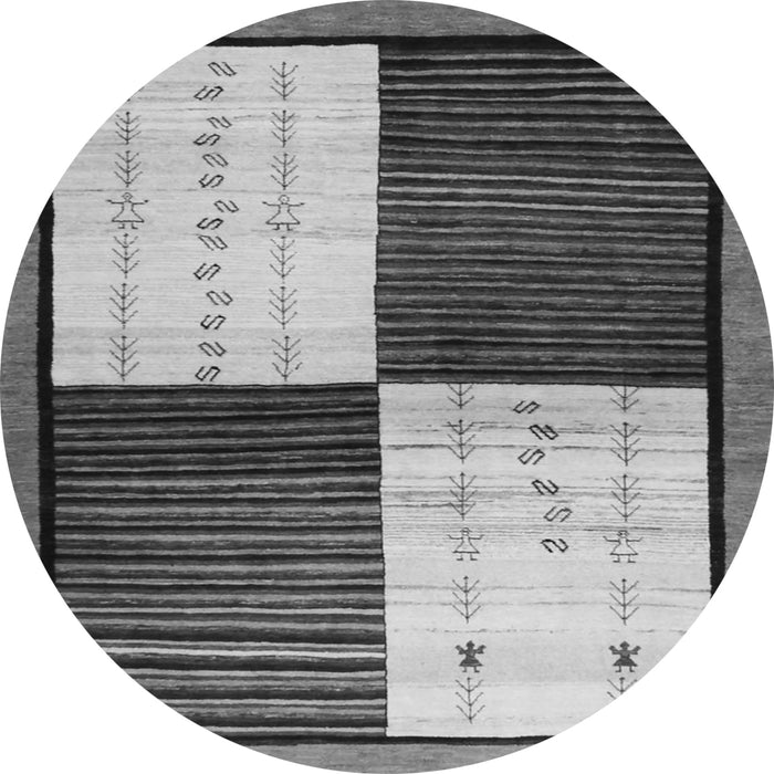 Machine Washable Abstract Gray Contemporary Rug, wshcon1520gry