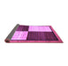 Sideview of Abstract Purple Contemporary Rug, con1520pur