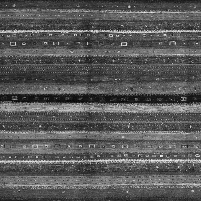 Round Machine Washable Abstract Gray Contemporary Rug, wshcon1521gry