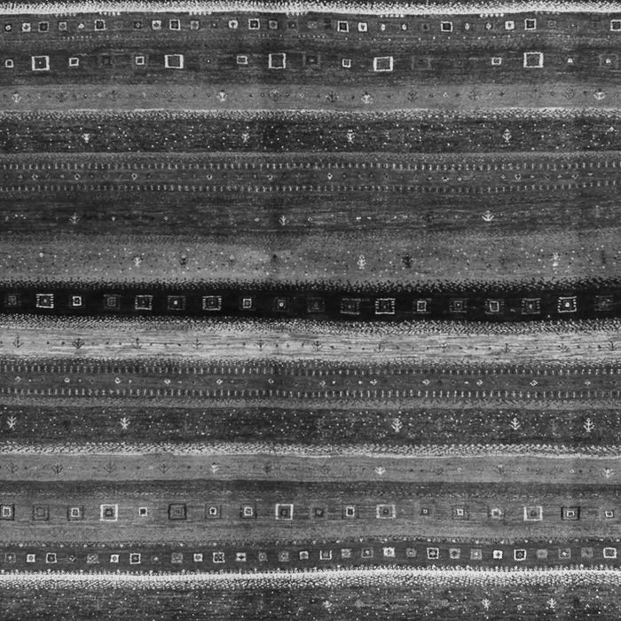 Serging Thickness of Machine Washable Abstract Gray Contemporary Rug, wshcon1521gry