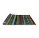 Sideview of Abstract Light Blue Contemporary Rug, con1521lblu