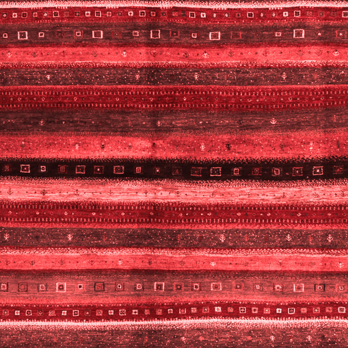 Abstract Red Contemporary Area Rugs
