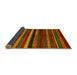 Sideview of Abstract Yellow Contemporary Rug, con1521yw