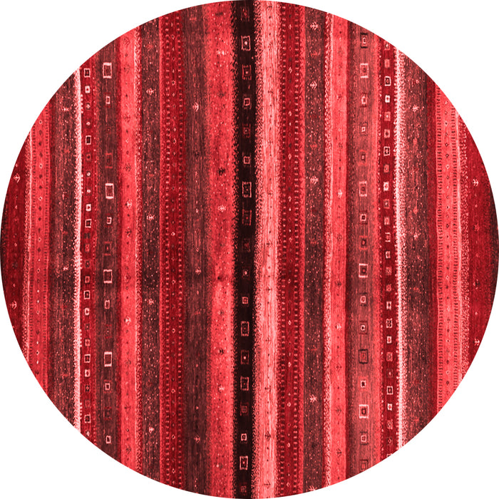 Machine Washable Abstract Red Contemporary Rug, wshcon1521red