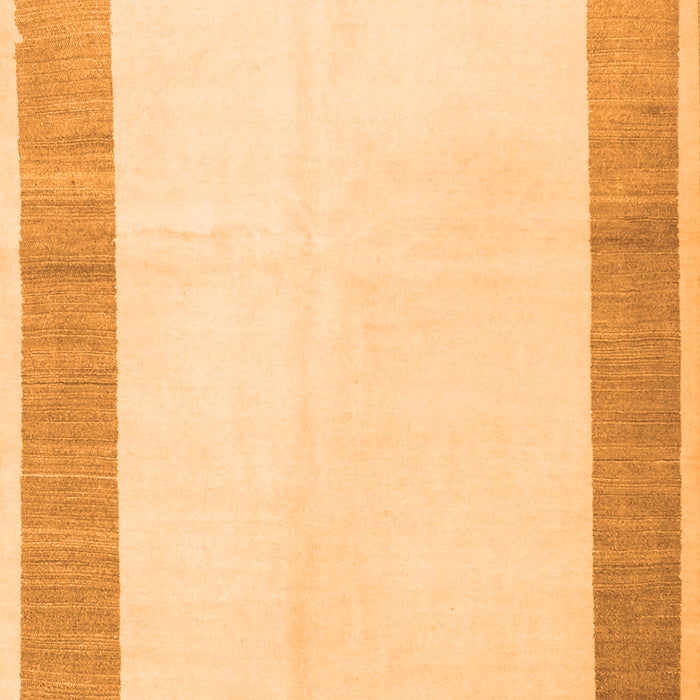 Solid Orange Modern Rug, con1522org