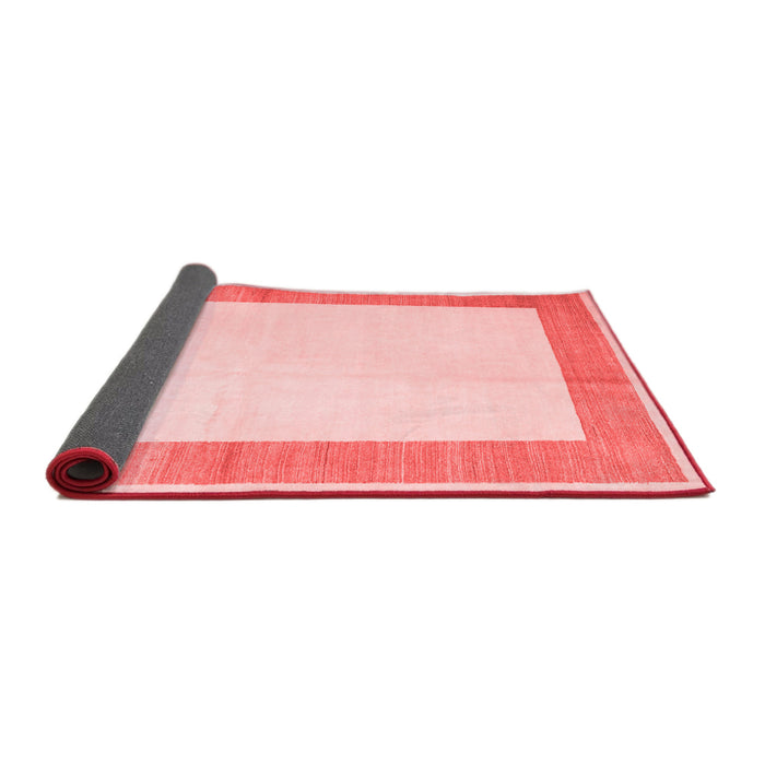 Solid Red Modern Area Rugs
