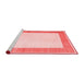 Modern Red Washable Rugs