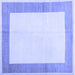 Square Solid Blue Modern Rug, con1522blu