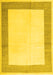 Solid Yellow Modern Rug, con1522yw