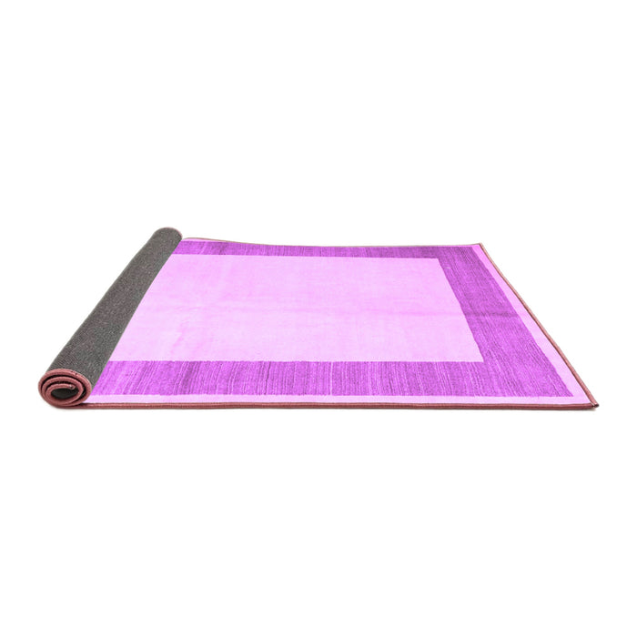 Sideview of Solid Purple Modern Rug, con1522pur