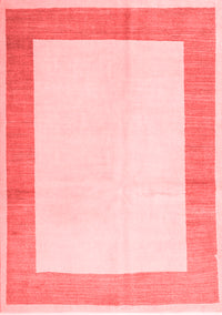 Solid Red Modern Rug, con1522red