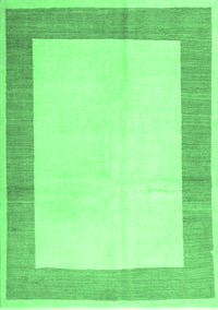 Solid Emerald Green Modern Rug, con1522emgrn