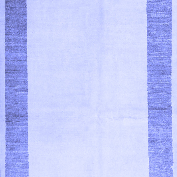 Machine Washable Solid Blue Modern Rug, wshcon1522blu
