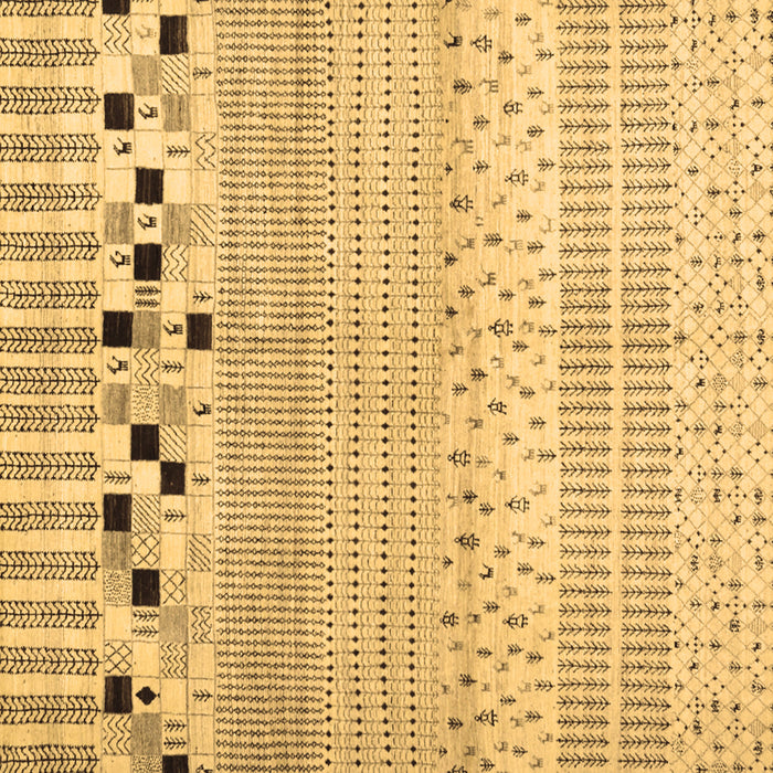 Square Machine Washable Solid Brown Modern Rug, wshcon1523brn