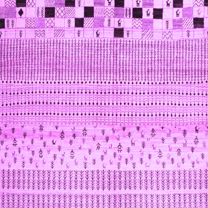 Solid Purple Modern Rug, con1523pur