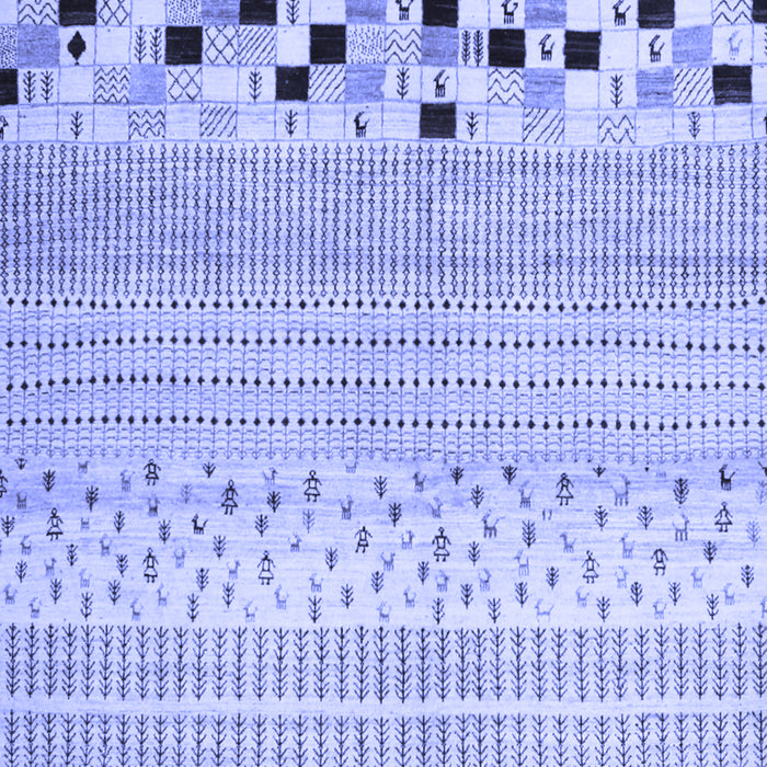 Solid Blue Modern Rug, con1523blu