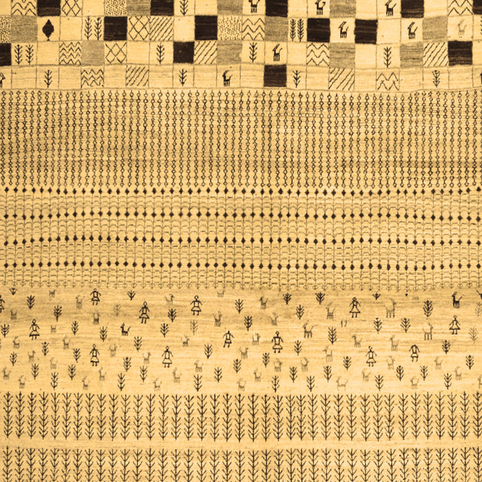 Machine Washable Solid Brown Modern Rug, wshcon1523brn