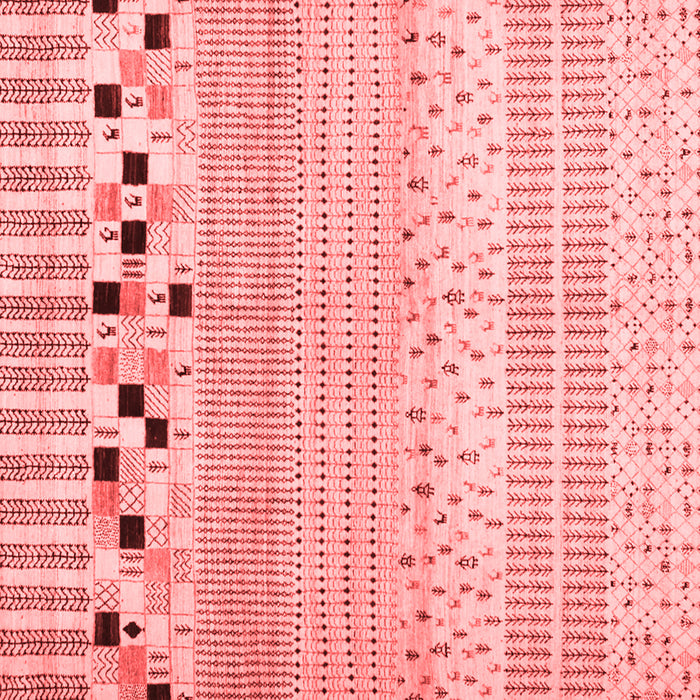 Machine Washable Solid Red Modern Rug, wshcon1523red