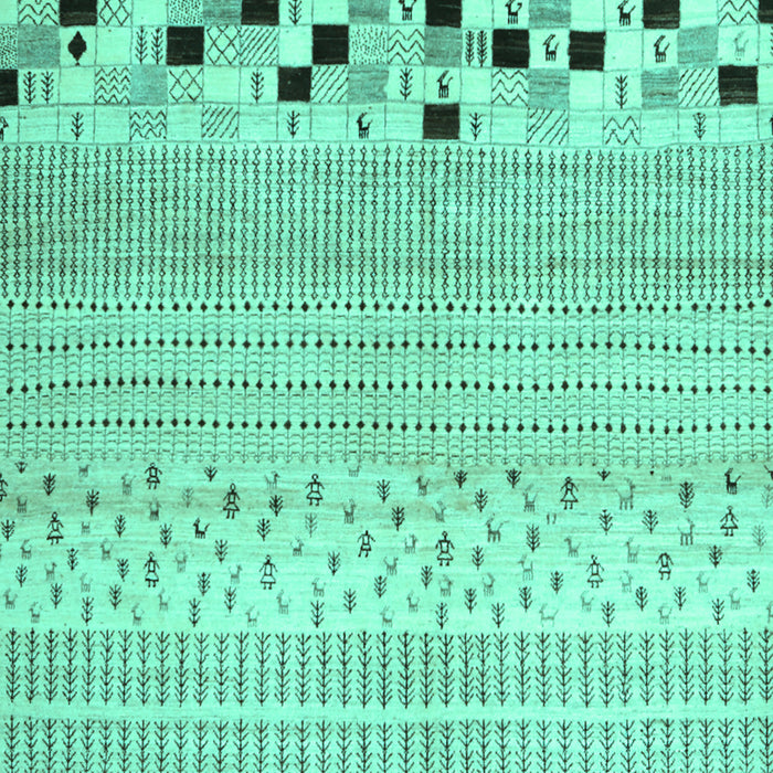 Solid Turquoise Modern Rug, con1523turq