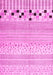 Solid Pink Modern Rug, con1523pnk