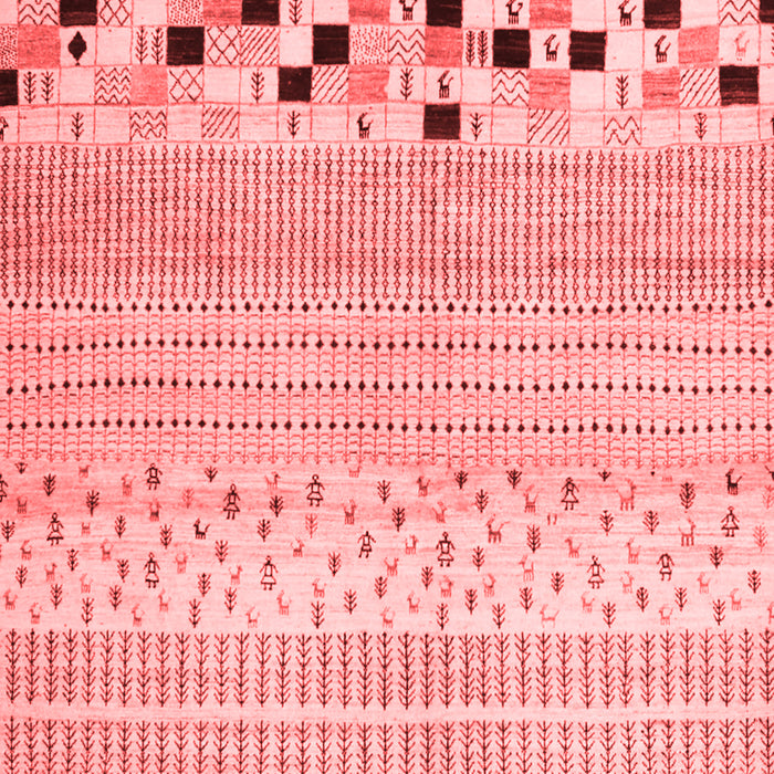 Machine Washable Solid Red Modern Rug, wshcon1523red