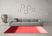 Contemporary Red Washable Rugs