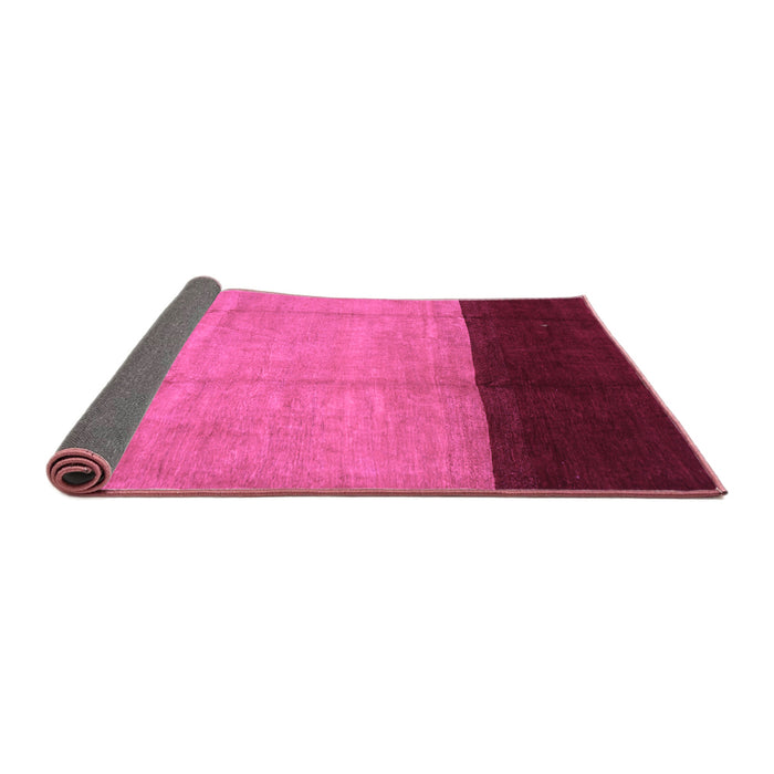 Sideview of Abstract Purple Contemporary Rug, con1524pur