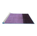 Sideview of Machine Washable Abstract Blue Contemporary Rug, wshcon1524blu