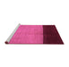 Sideview of Machine Washable Abstract Purple Contemporary Area Rugs, wshcon1524pur