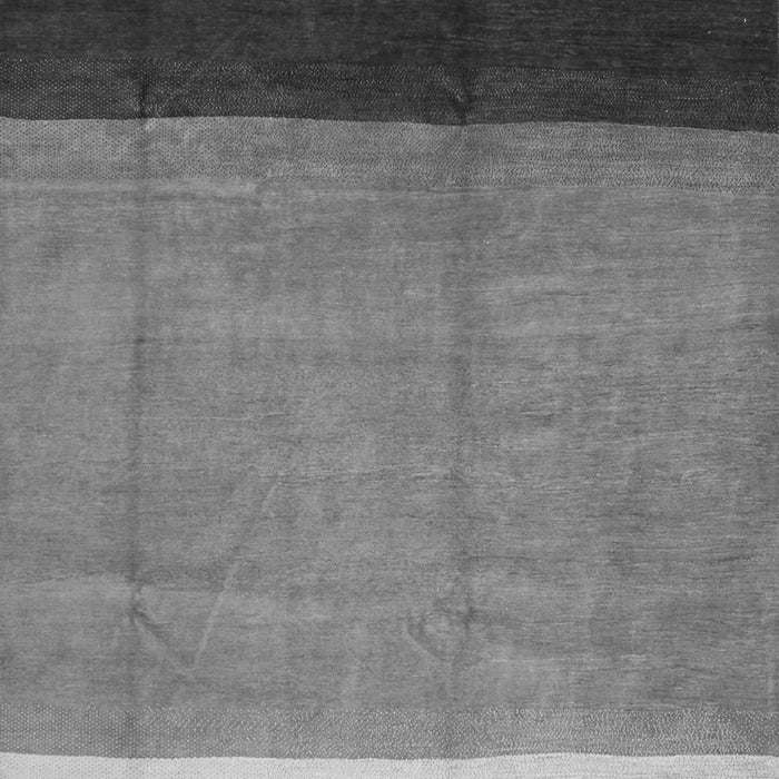 Serging Thickness of Machine Washable Abstract Gray Contemporary Rug, wshcon1524gry