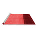 Contemporary Red Washable Rugs