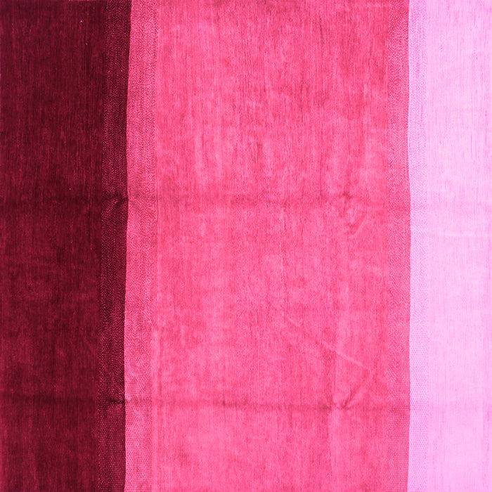 Square Abstract Pink Contemporary Rug, con1524pnk
