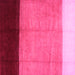 Square Abstract Pink Contemporary Rug, con1524pnk