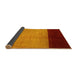 Sideview of Abstract Yellow Contemporary Rug, con1524yw