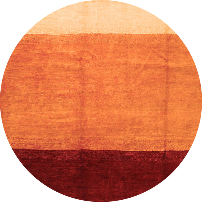 Machine Washable Abstract Orange Contemporary Area Rugs, wshcon1524org