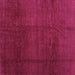 Square Machine Washable Abstract Purple Contemporary Area Rugs, wshcon1525pur