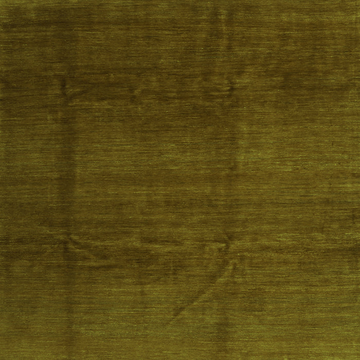 Round Machine Washable Abstract Green Contemporary Area Rugs, wshcon1525grn
