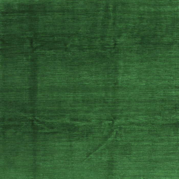 Square Abstract Emerald Green Contemporary Rug, con1525emgrn