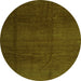 Machine Washable Abstract Green Contemporary Area Rugs, wshcon1525grn