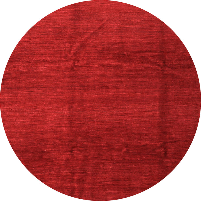 Square Abstract Orange Contemporary Rug, con1525org