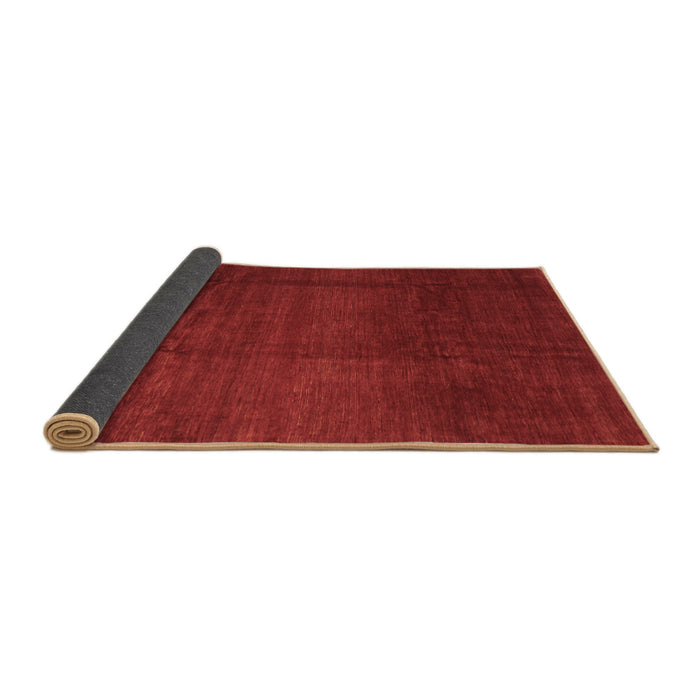 Sideview of Abstract Brown Contemporary Rug, con1525brn