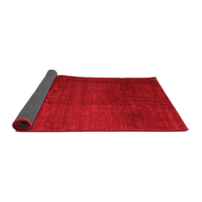 Abstract Red Contemporary Area Rugs