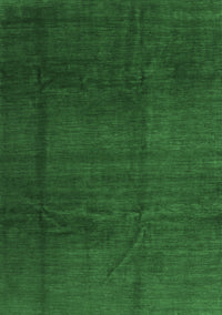 Abstract Emerald Green Contemporary Rug, con1525emgrn