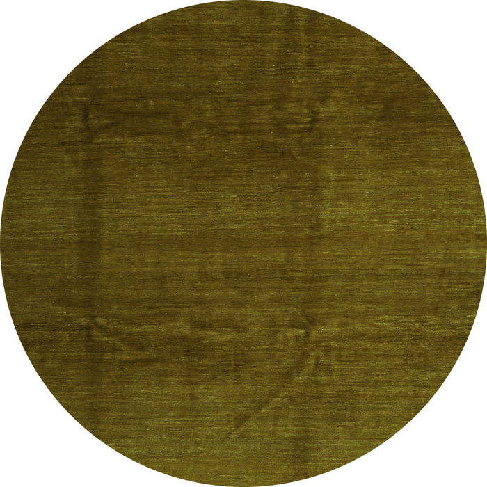 Square Abstract Green Contemporary Rug, con1525grn