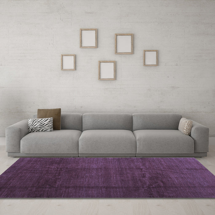 Machine Washable Abstract Blue Contemporary Rug in a Living Room, wshcon1525blu