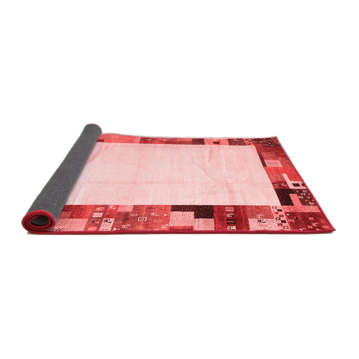 Solid Red Modern Area Rugs